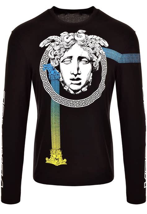 t shirt versace ebay|Versace long sleeve t shirts.